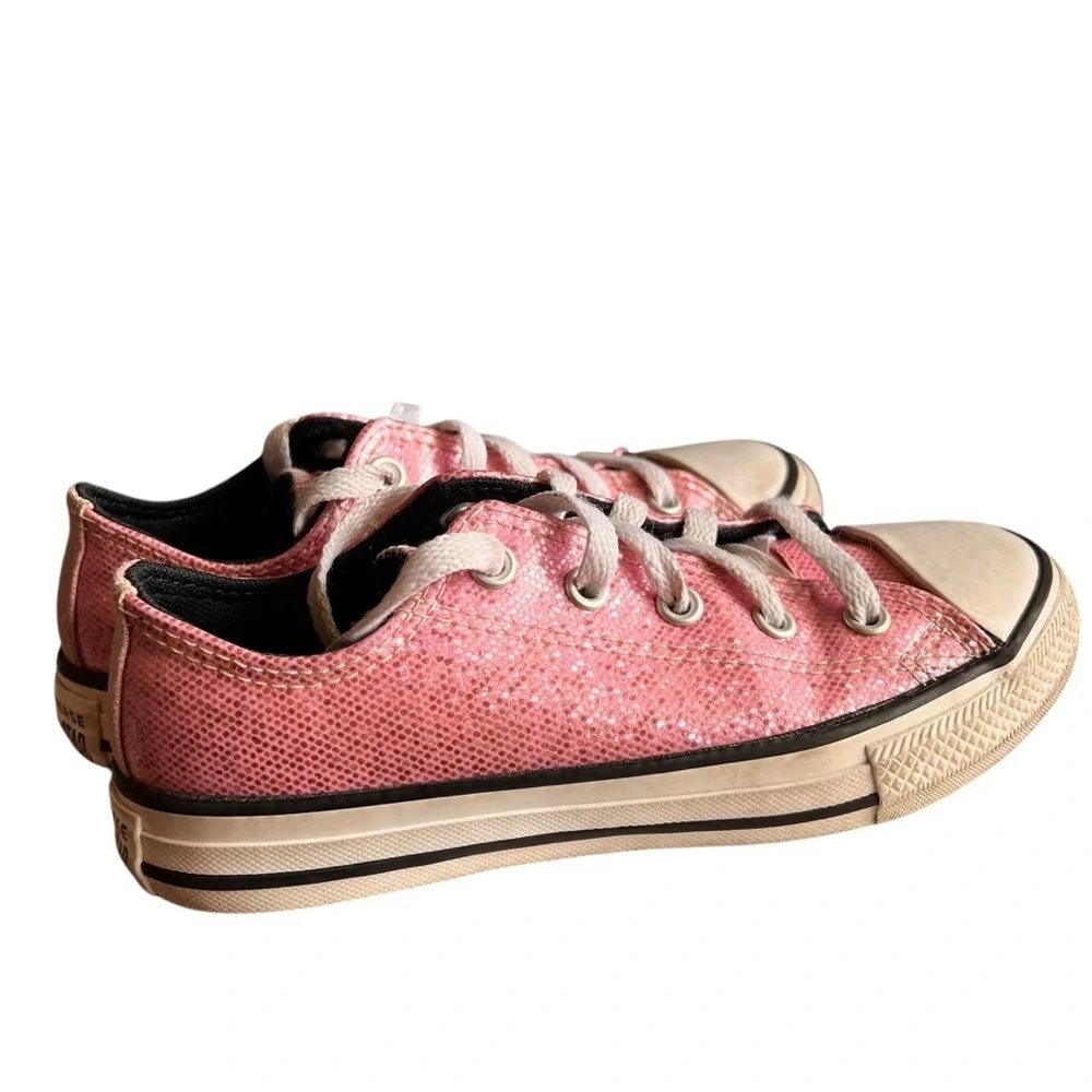 Chuck Taylor All Star Prism Glitter Youth Size 1 - Picture 3 of 11